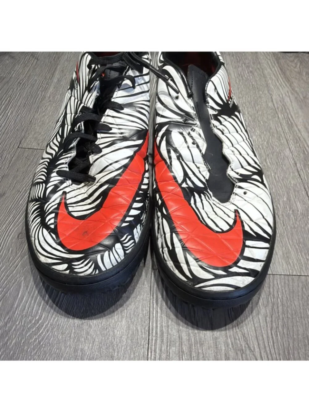 EUC Nike Hypervenom Phelon II 820187-061 Black Running Shoe Sneaker Men's 12